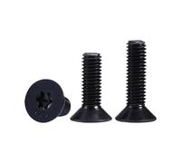 1/2/5/10pcs M3 M4 M5 M6 M8 M10 Black Grade 10.9 Steel Six Lobe Bolt Six-Lobe Torx Head Flat Countersunk Screw(25mm,M5-5pcs)