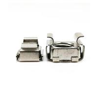 1/2/5/10pcs M4 M5 M6 M8 M10 M12 A2-70 304 Stainless Steel Square Clip Floating Cage Nut for Server Cabinet Shelf Rack Mount(2pcs M10)
