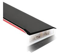 1 2.5 4 15 25 35 45 50 Cm Length Bendable Door Rain Drip Guard, Rain Drip Edge Flashing, Rubber Self-Adhesive Window Rainy Deflector(L 35M,W 5.5CM)