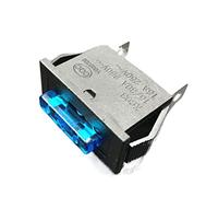 1/2/5 Pcs 15/30A 250v 16A KCD3 2pin Medium Automotive Fuse Holder Soldering Board Insurance Seat with Fuse Protected circuits (Color : Qty 1pcs)