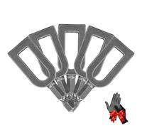 1/2/5 Pcs Wire Twister Tool for Drill, Wire Nut Twister, Power Drill Rebar Twisters and Bender Attachment, Speed Loop Tie Twisting Spinner Tool for Fence Installation and Home DIY (9,5pcs)