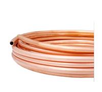 1/2/5Meter Copper Wire Coil 2/3/4/6/8/10/12/16/19mm Soft Copper Tube Wire Pipe (Color : 5Meter, Size : 16mm x 1mm)