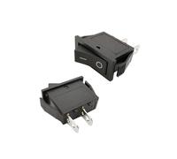 1/2/5Pcs Black KCD3 Rocker Switches 2Pin 16A 250V/20A 125V AC Push Button Boat Switch 30 * 13mm Ship Type On-Off Power Switches IDGTTLDF(2 Pcs)