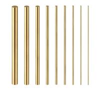 1/2/5PCS Brass Rod Length 500mm Dia 0.8-3mm Solid Pure Copper Round Rod Bar Lathe Cutting Tool Metal Rods Handcrafted(2Pcs,3.0x500mm)