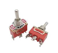 1/2/5Pcs E-TEN1122 Toggle Switch 3 Pin Terminal ON-OFF-ON 15A 250VAC Power Toggle Rocker Switches IDGTTLDF(5Pcs)