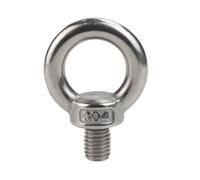 1/2/5pcs Lifting Eye Nuts/Screw Ring Eyebolt Hooking Nut Screws M3 M4 M5 M6 M8 M10 M12 304 Stainless Steel(Lifting Eye Screws,M8 (2pcs))