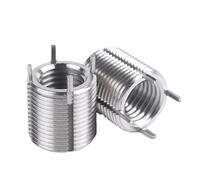 1/2/5pcs M2-M4~M20-M30 Thread Repair Insert Self-tapping Bushing with Plug Screw Sleeve Nuts 303 Stainless Steel Lock Insert(M16xM22x22 (1pc))