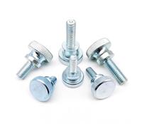 1/2/5pcs M3 M4 M5 M6 M8 M10 DIN464 GB834 High Step Head Hand Tighten Thumb Screw Bolt Curtain Wall Adjust Thumbscrew(12mm,M10 (1pc))
