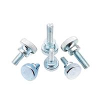 1/2/5pcs M3 M4 M5 M6 M8 M10 DIN464 GB834 High Step Head Hand Tighten Thumb Screw Bolt Curtain Wall Glass Adjust Thumbscrew(20mm,M10 (1pc))