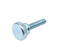 1/2/5pcs M3 M4 M5 M6 M8 M10 DIN464 GB834 Knurl High Step Head Hand Tighten Thumb Screw Curtain Wall Glass Lock Thumbscrew Adjust(Light blue,14MM_2PCS M6)