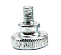 1/2/5pcs M3 M4 M5 M6 M8 M10 Double Deck Curtain Wall Glass Knurl High Step Head Hand Tighten Thumbscrew Adjust Thumb Screw Bolt(16mm,M10 (1pc))