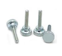 1/2/5PCS M3 M4 M5 M6 M8 M10 GB834 DIN464 Knurling Head Knurled Thumb Screw Hand Tighten Curtain Wall Screws(45mm,M6 2pcs)