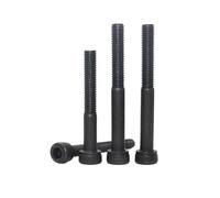 1/2/5pcs M3 M4 M5 M6 M8 M10 M12 Black Grade 12.9 Steel Lengthened Long Hexagon Hex Socket Cap Head Bolt(140mm,M10 x 1pcs)
