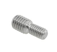 1/2/5pcs M3 M4 M5 M6 M8 M10 M12 M14 M16 M20 Thread Adapter Male to Bolt 304 Stainless Steel Double Head Screw(1pc M10x25-M16x25)