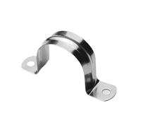 1/2/5pcs M5-M200 U Tube Strap Clamp Two Holes Riding Clip 304 Stainless Steel for Fixing Pipe Or Cable Throat Hoop Bracket Saddle Buckle(M140 1pc)