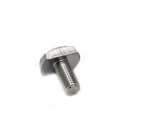 1/2/5pcs M5 M6 M8 M10 M12 GB37 A2-70 304 Stainless Steel T-Slot Chute Rail Track T Shape Type Rectangle Hammer Head Bolt Screw(30mm,M12 1pc)