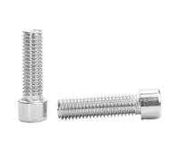 1/2/5pcs M8 M10 M12 Hexagon Socket Head Cap Screw 201 Stainless Steel Allen Head Bolt Without Knurled GB70(20mm,M8 5pcs)