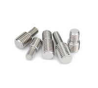 1/2/5pcs Male to Male M3 to M4 to M6 to M8-20 304 Stainless Steel Thread Adapter Outside Thread Double Head Transfer Screw Bolt Full Thread (Size : 5pcs M3x10-M4x10)