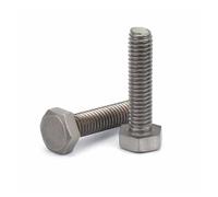 1/2/5Pcs Metric M2.5 M3 M4 M5 M6 M8 M10 M12 Pure Titanium TA2 External Outside Hex Hexagon Head Screw Bolt(5mm,2pcs M6)