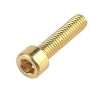 1/2/5pcs Pure Brass Hex Hexagon Socket Cap Head Screws M2 .5 M3 M4 M5 M6 M8 M10 Allen Copper Machine Bolts(16mm,M6 (5Pcs))