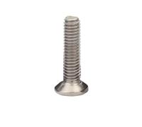 1/2/5Pcs Pure Titanium TA2 M1.6 M2 .5 M3 M4 M5 M6 M8 M10 Cross Flat Countersunk Head Screw Bolt(8mm,5pcs M4)