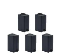 1/2/5Pcs Silicone Sleeve For ELEGOO Centauri Carbon Hotend Protector Cover Case Heat Insulation Black Silicone Socks(5Pcs)