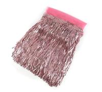 1/2/5Yards 10/18cm Sequin Tassel Lace Trim Fringe Trimming Ribbon for Clothing Dress Decoration DIY Sewing Accessories Sequins Lace Tassel(11Pink,18cm-5Yards)