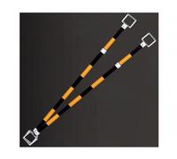 1 2 6 8 10 12 16 20 Packs Reflective Retractable Traffic Cone Bar, Length from 4 to 6.6 ft Expandable Safety Cone Bars, Lightweight Barricade for Road Construction(Yellow and Black,2pcs)
