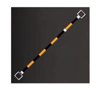 1 2 6 8 10 12 16 20 Packs Reflective Retractable Traffic Cone Bar, Length from 4 to 6.6 ft Expandable Safety Cone Bars, Lightweight Barricade for Road Construction(Yellow and Black,1pc)