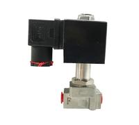 1/2”6bar 2 Way Liquid Nitrogen Cryogen -196℃~80℃ Solenoid Valve 1/4 3/8 Orifice 3mm SS304 DN3 Stainless Steel Valve DC12V(G_DC24V)