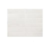 1/2/8 Sheets 3D Wall Sticker Self-Adhesive Green Mosaic Peel Stick Panel Backsplash for Kitchen Waterproof Tile Stickers(White,4 Sheets)