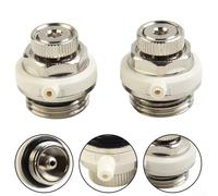 1/2" Automatic Air Vent with Auto Cut-off Self Bleeding Radiator Valve for Home Heating System - 3 Operating Modes, Energy Saving De(2pcs)