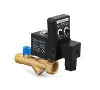 1/2" Automatic Electronic Compressed Air Drain Valve Automatic Drain Valve Electronic Automatic Drain Valve for Compressor Condensate (B-24V)