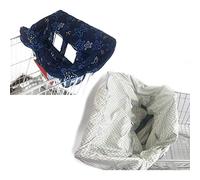 1/2 Babies Shopping Cart Seat Covers - Easy to Wash High Chair Safety Covers, Portable Design Baby Trolley Seat | Safety Harness for Baby Toddler Boy Girl 120 * 70CM