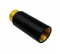 1/2 Black Pipe Thread Extension 50mm Long for Tap or Radiator Brass
