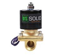 1/2" Brass Electric Solenoid Valve 12V DC G Thread Normally Closed VITON from U.S. SOLID