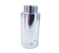 1/2" BSP (15mm) Pipe Thread Extension Female x Male Chrome Brass - 50mm Long