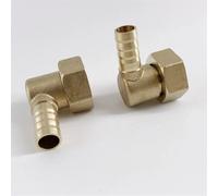 1/2" BSP Female Thread to 4mm 6mm 8mm 10mm Hose Barb Elbow 90 Degree Rotary Brass Pipe Fitting Connector,8mm