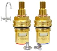 GI Replacement Brass Ceramic Disc Tap Valve Insert Gland Cartridge Quarter Turn Seawhisper