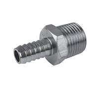 1/2" BSP Thread Hose Tail for 3/8" Hose Pipe Air Line Fitting Hydraulic FT056