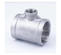 1/2" BSP to 1-1/2" BSP Female Thread 304 Stainless Reducing Tee 3 Way Connector Pipe Fitting Water Oil air