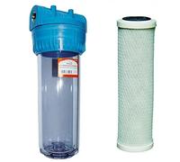 1/2" BSP Whole House Water Purifier Filter System Kit with Carbon Filter Included
