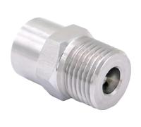 1/2" BSPT Male Hole 3.2mm 304 Stainless Steel Solid Cone Spray Nozzle For Dedusting Cooling