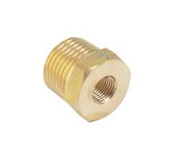 1/2" BSPT Male x 1/8" NPT Female Reducing Bushing Brass Pipe Fitting Connector Adapter Air Gas Fuel Water Pressure 229 PSI HZZGMANCAJ