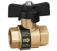 1/2" Caleffi 3230 Ballstop Ball Valve with Integrated Check Non-Return Valve