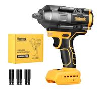 1/2" Cordless Impact Wrench, 900FT-LBS (1200N.m), High Torque Brushless Electric Impact Gun Includes LED Work Light Variable Speeds for Car/Truck RV/Lawn Mower