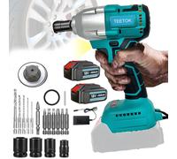 1/2" Cordless Impact Wrench Driver Car Repair Wheel Nut Gun+5.5A 2Battery+Charger-Replace forMakita DTW285RTJ