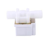 1/2" DC 12V Solenoid Valve, 4 Points External Thread Normally Closed N/C Water Inlet Flows Switch + Filter Screen + Cover
