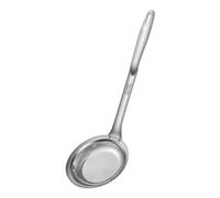 1/2 Del Skimmer Spoon with Sieve - Fine Mesh Stainless Steel Strainer for Kitchen Food | Multifunctional Hand Strainer Tool, Pasta Oil Strainer