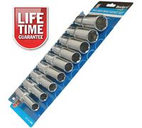 Blue Spot Socket Set 01541 – 9 Piece 1/2 Inch Deep Metric Sockets